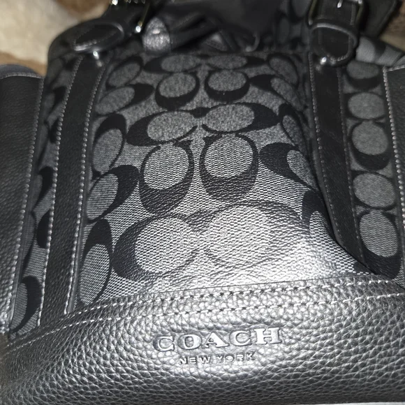 Coach Black and Gray Men's Backpack - Picture 6 of 9